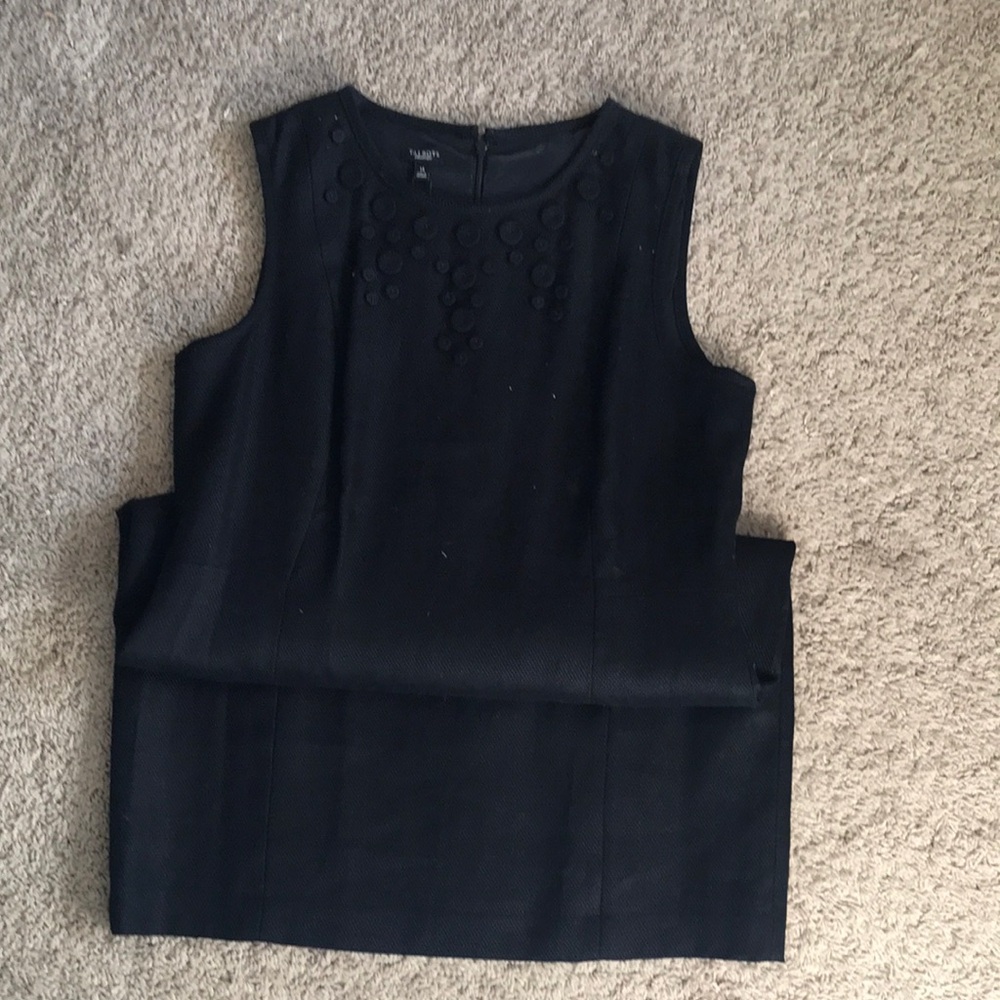 Talbots Black Sleeveless Blouse